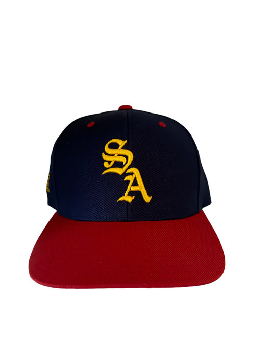 SnapBack (Navy and Red)